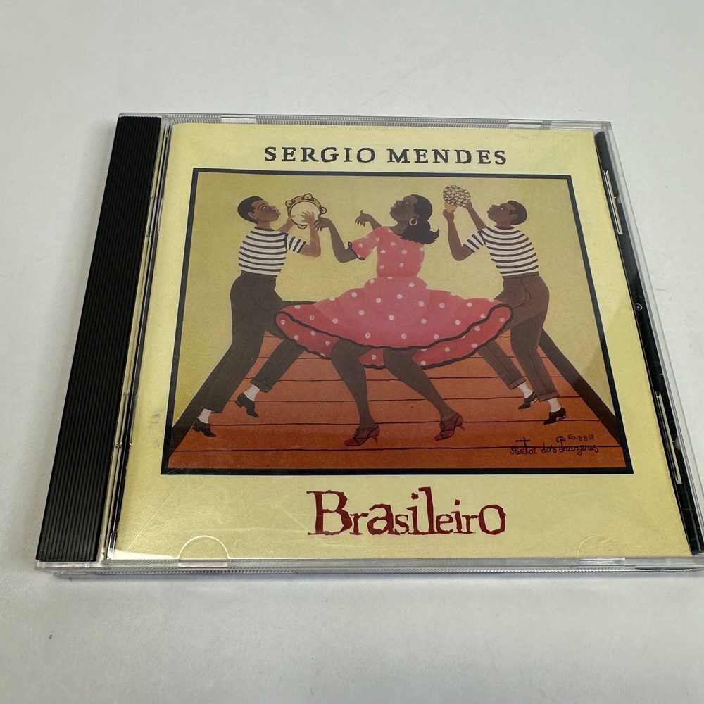 Sergio Mendes Brasileiro CD 1992 Latin Jazz Samba 14 Tracks Elektra BMG D 153869